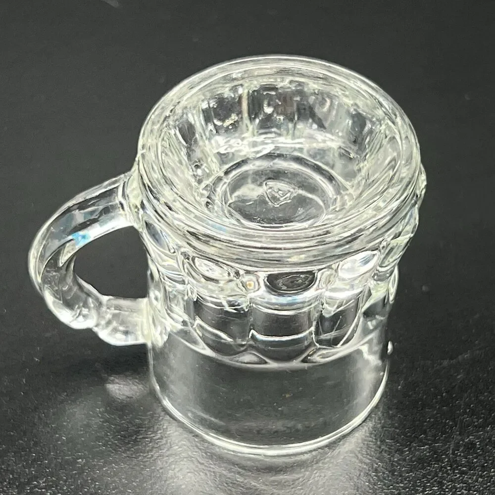 Vintage 1956- Federal Glass -Mini Beer Mug/ Stein -Shot Glass- 2”- Stamped-